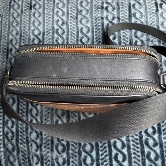 Coach Black and Tan Crossbody Bag with Matching Wallet - Picture 5 of 13